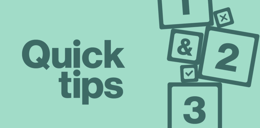 3 Tax tips